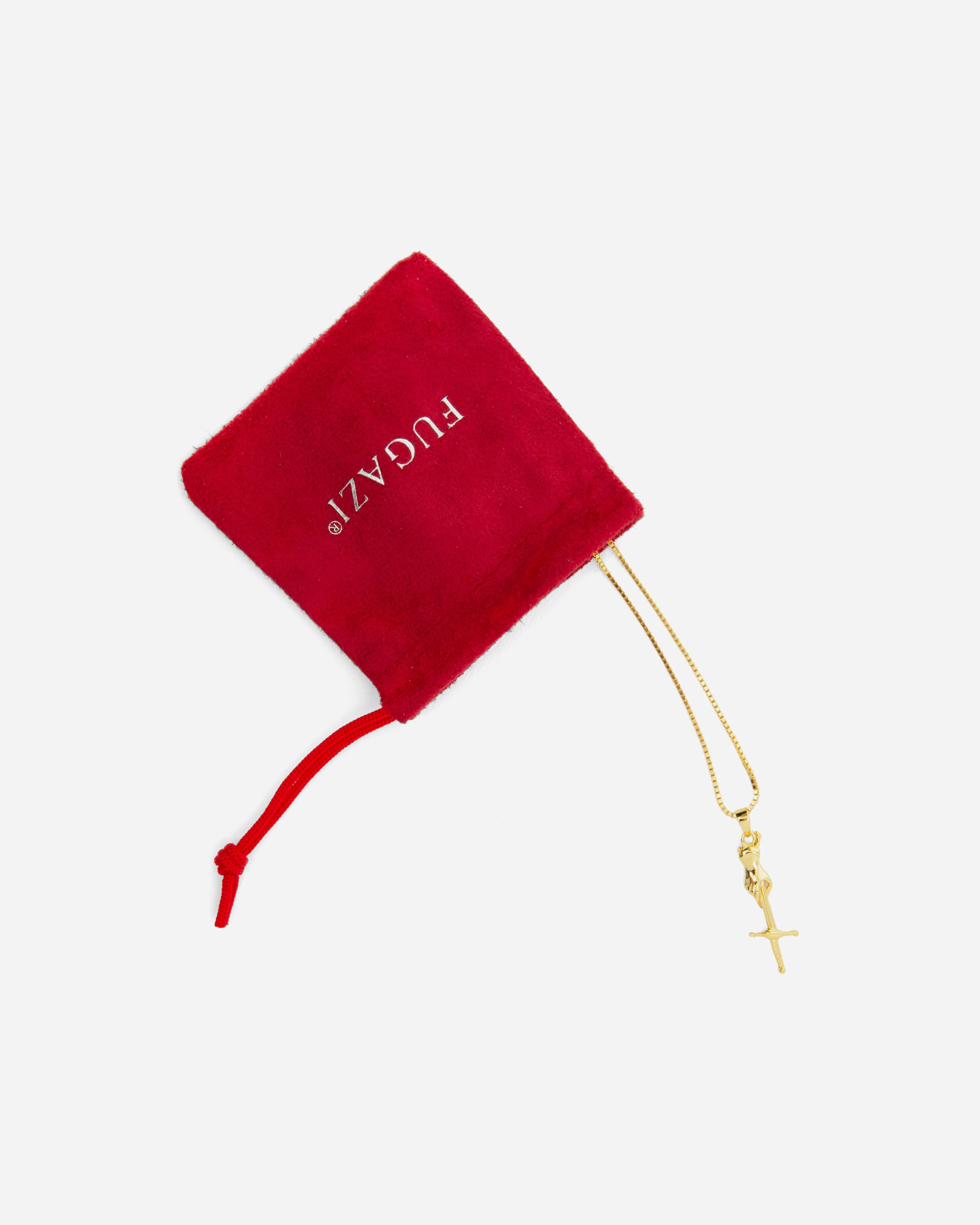 Hand & Dagger Necklace Gold sold by FUGAZI product image thumbnail 3