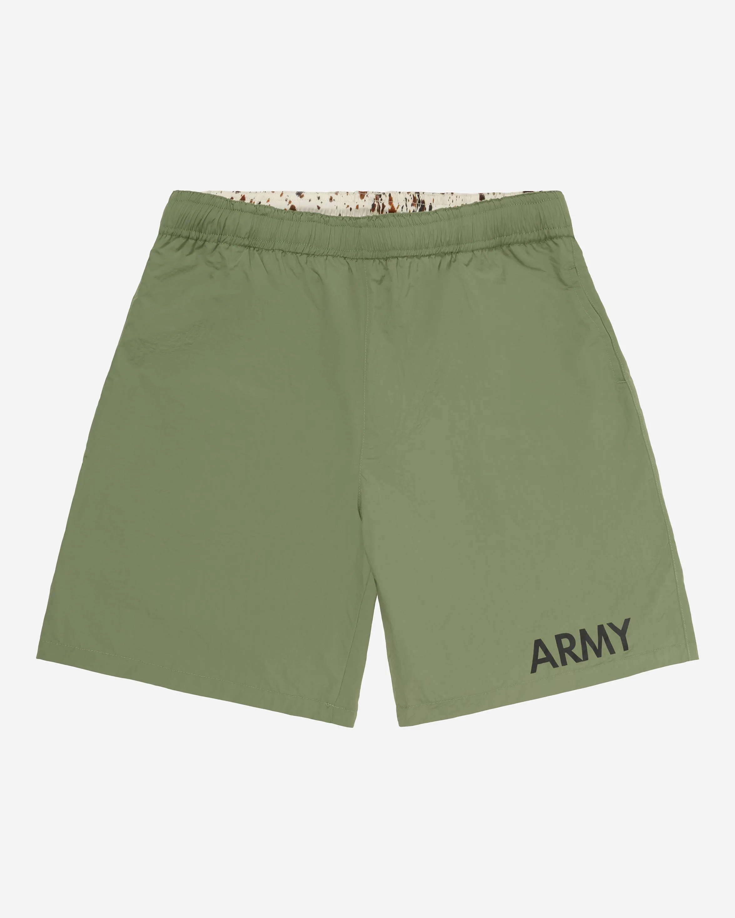 Reversible Army Training Short Olive/Cow sold by FUGAZI
