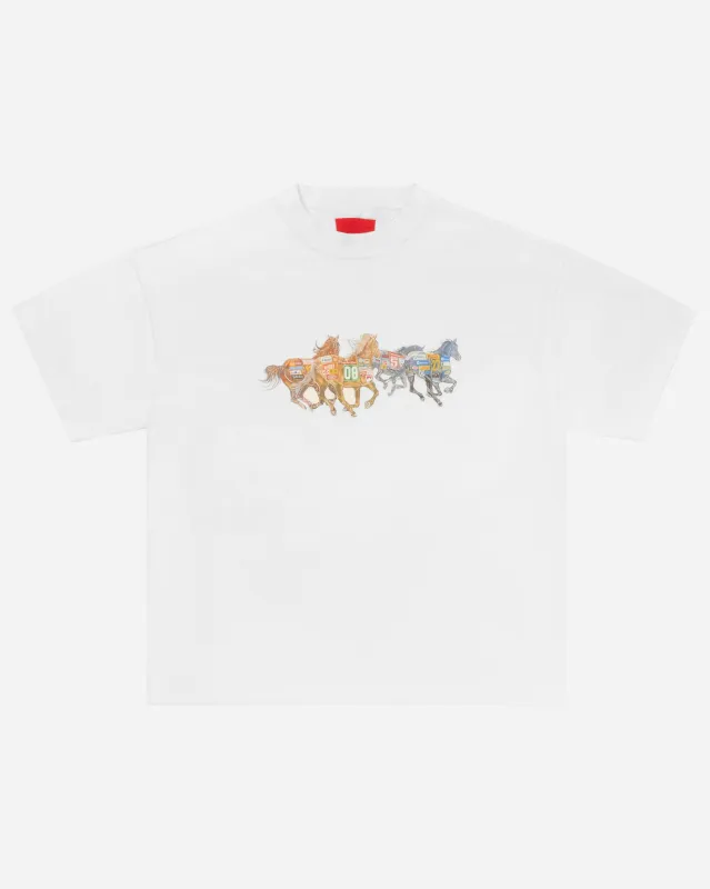 Horsepower Tee White sold by FUGAZI
