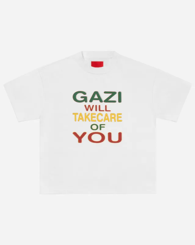 Take Care Tee White sold by FUGAZI