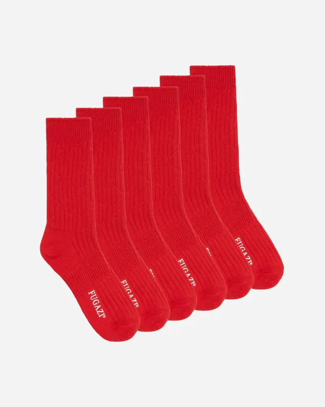 Liner Knit Sock Bundle Red sold by FUGAZI