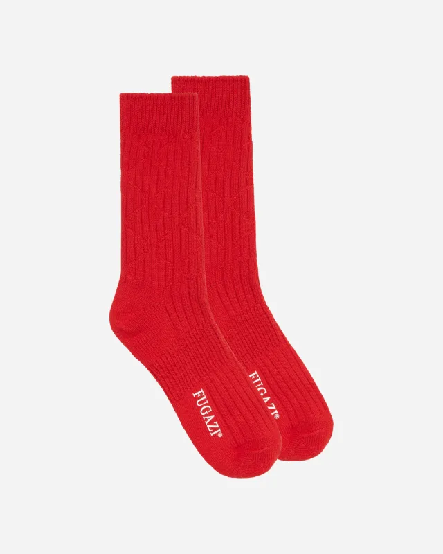 Liner Knit Sock Red sold by FUGAZI