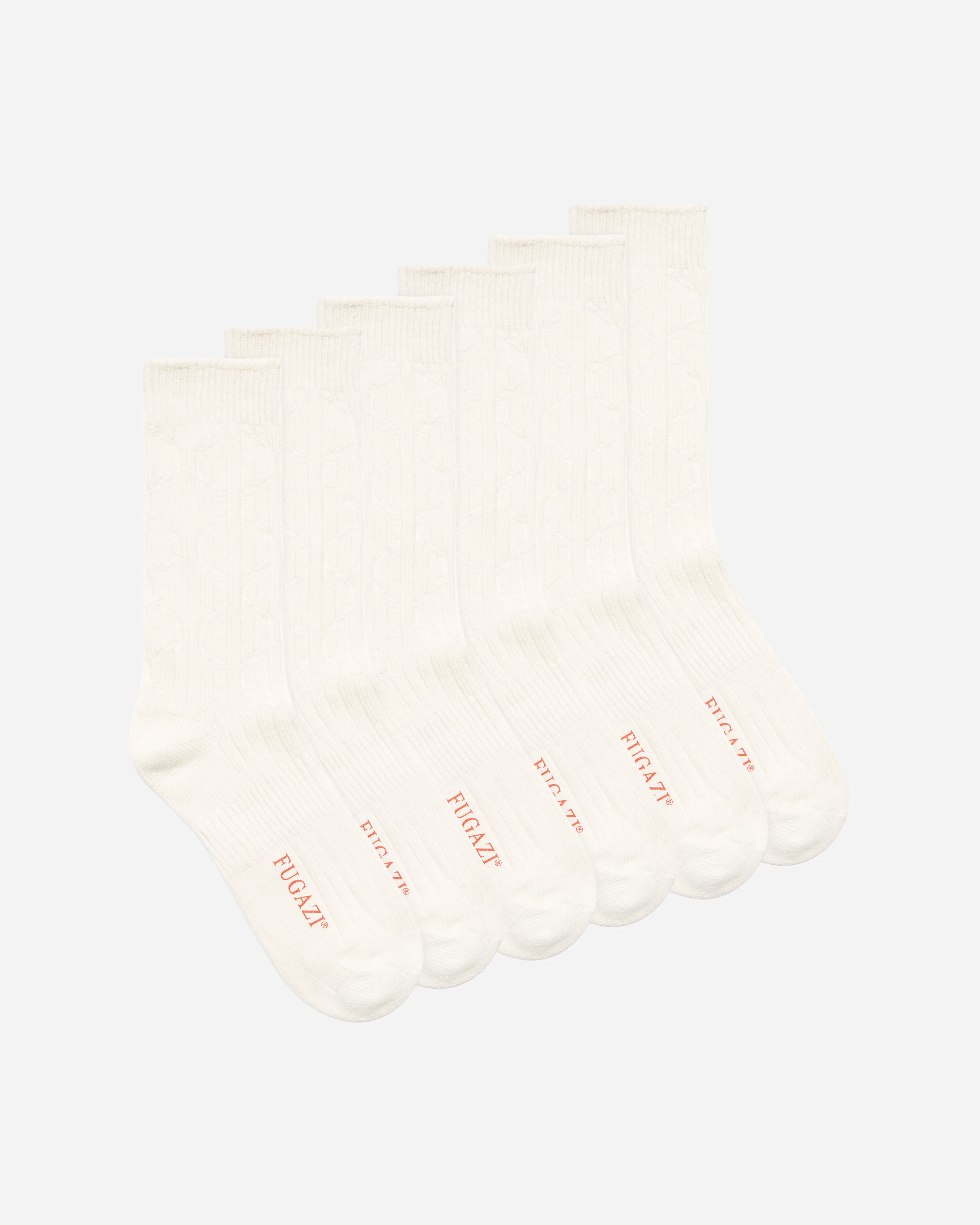 Liner Knit Sock Bundle Cream sold by FUGAZI