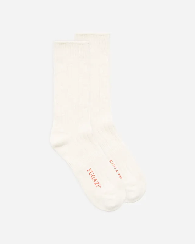Liner Knit Sock Cream made by FUGAZI