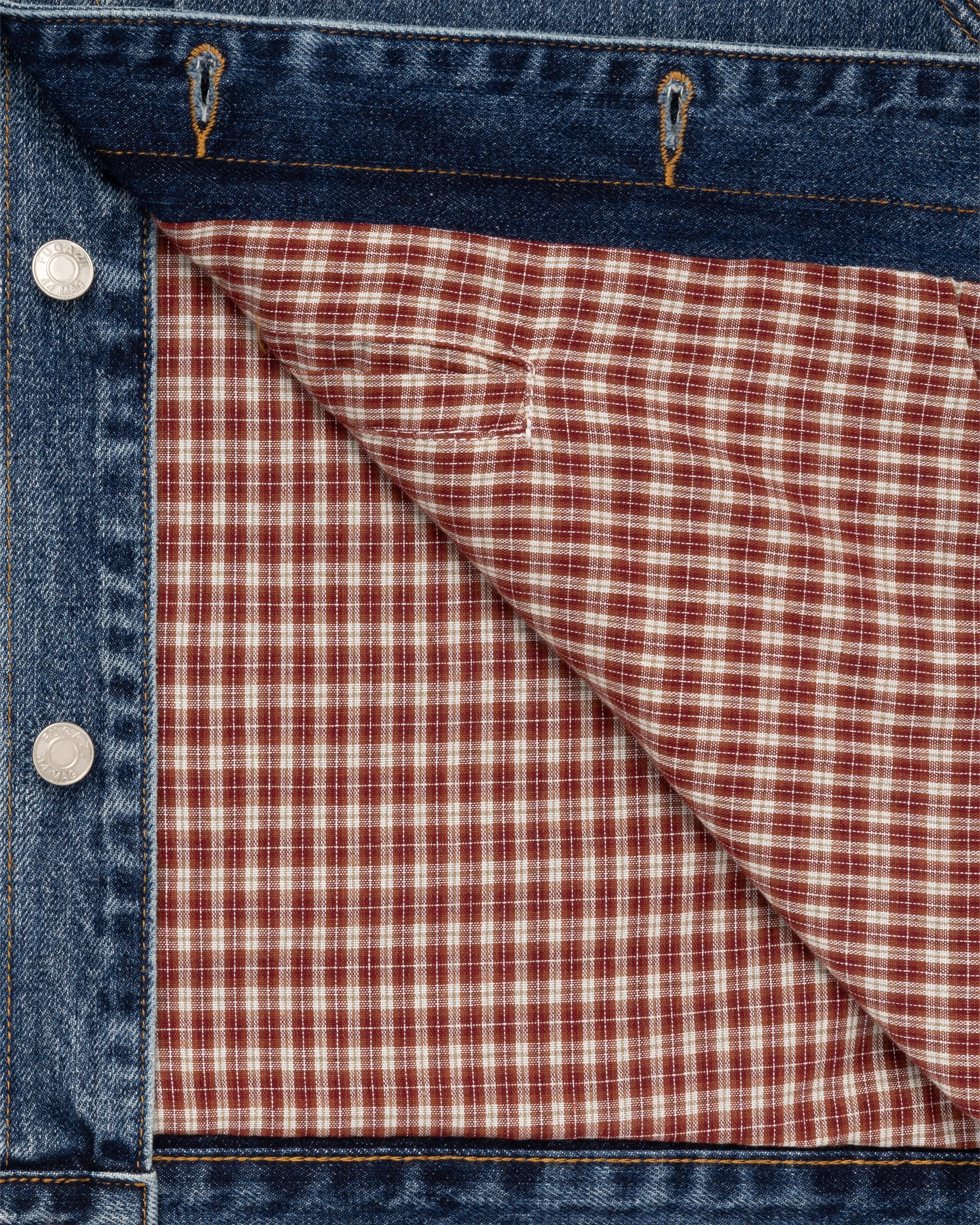 Novelty Denim Jacket Dark Washed sold by FUGAZI product image thumbnail 4