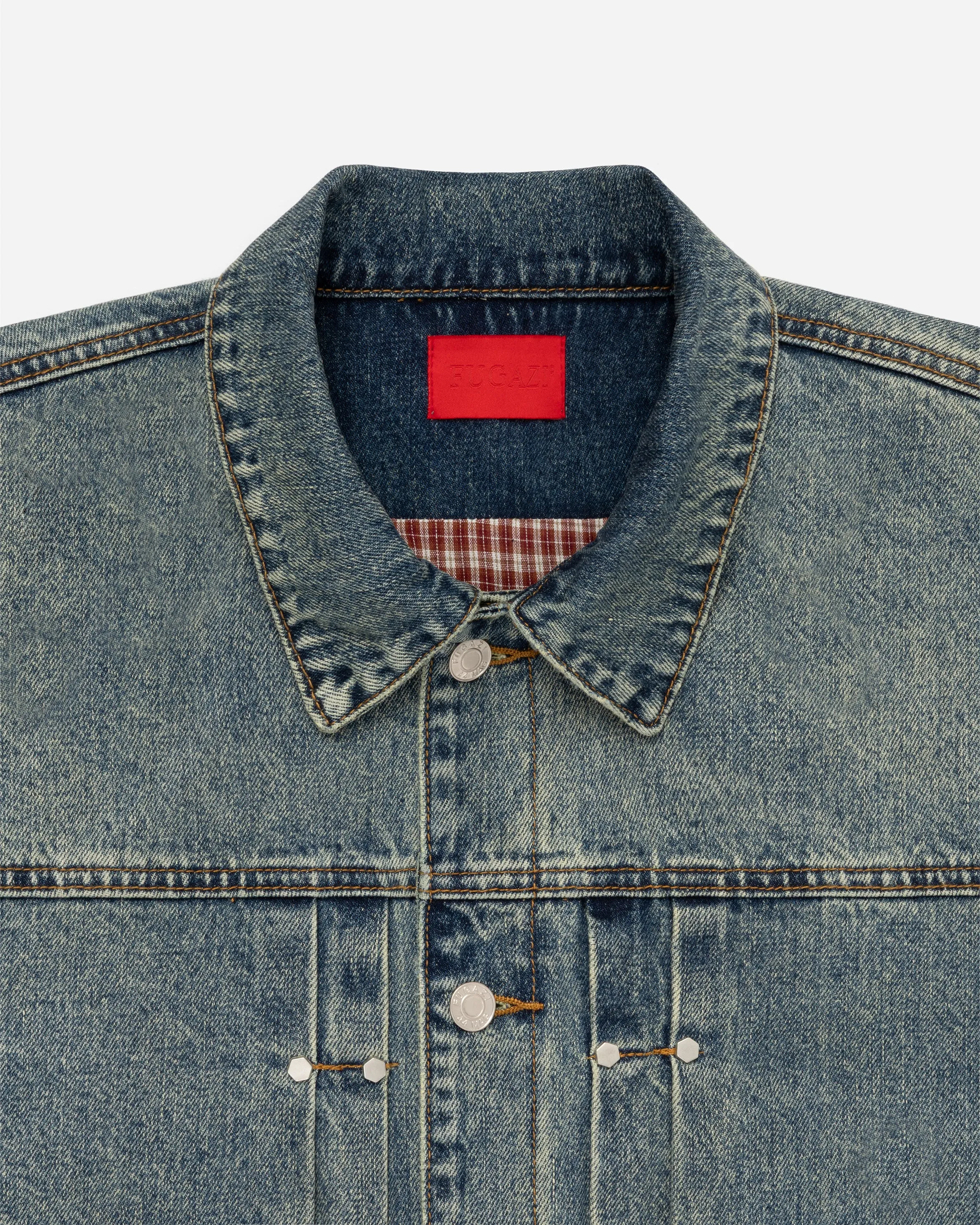 Novelty Denim Jacket Mud Washed sold by FUGAZI product image thumbnail 2