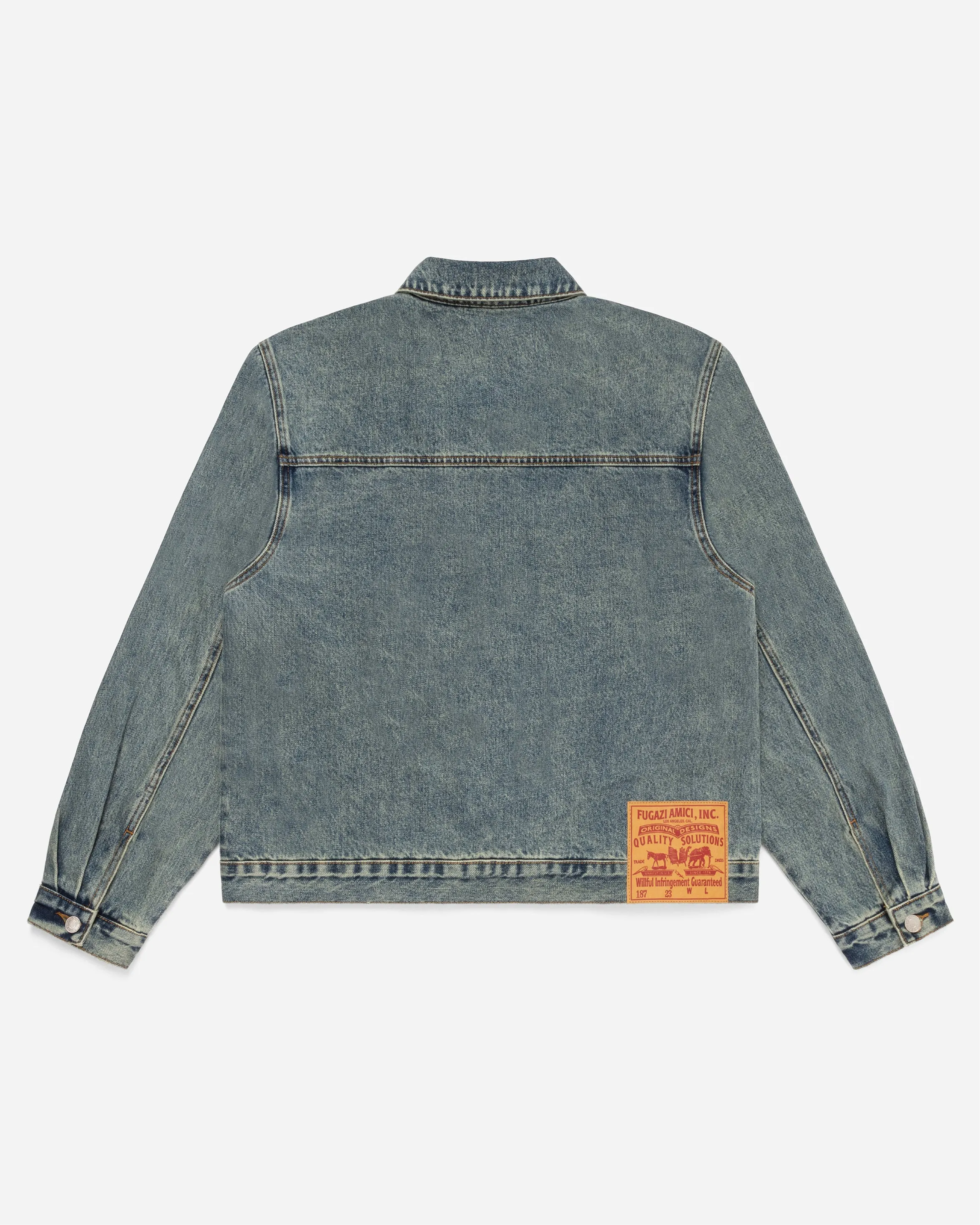 Novelty Denim Jacket Mud Washed sold by FUGAZI product image thumbnail 5