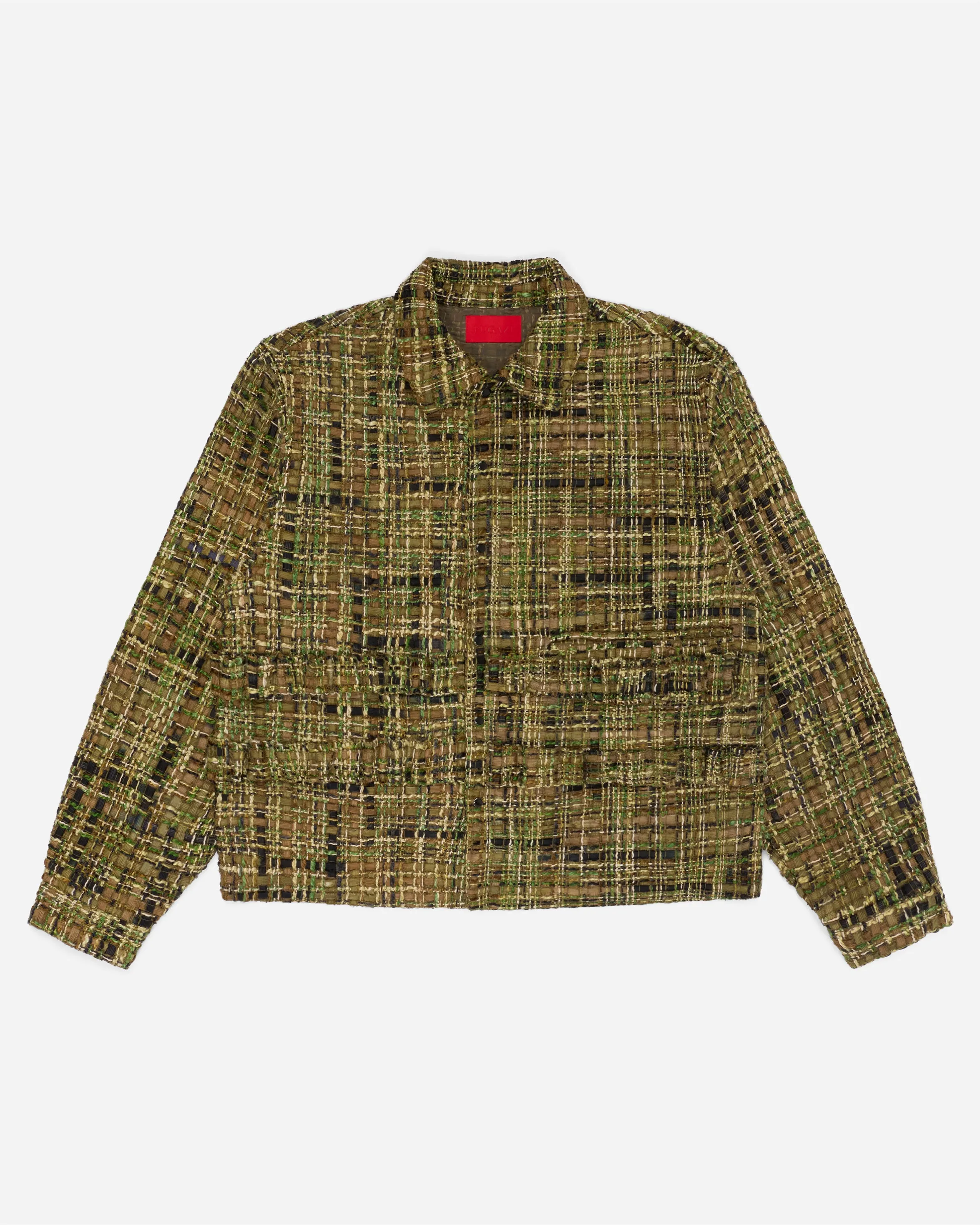 Shotgun Tweed Shirt Camo sold by FUGAZI