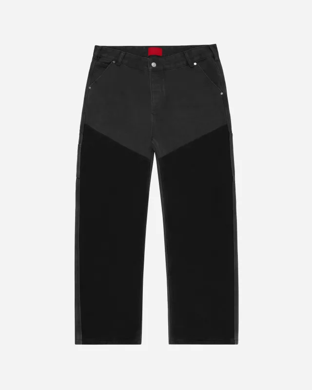 Hunting Pant Washed Black made by FUGAZI