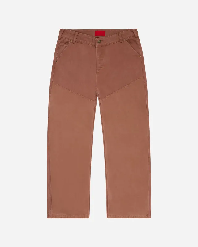 Hunting Pant Washed Brown made by FUGAZI