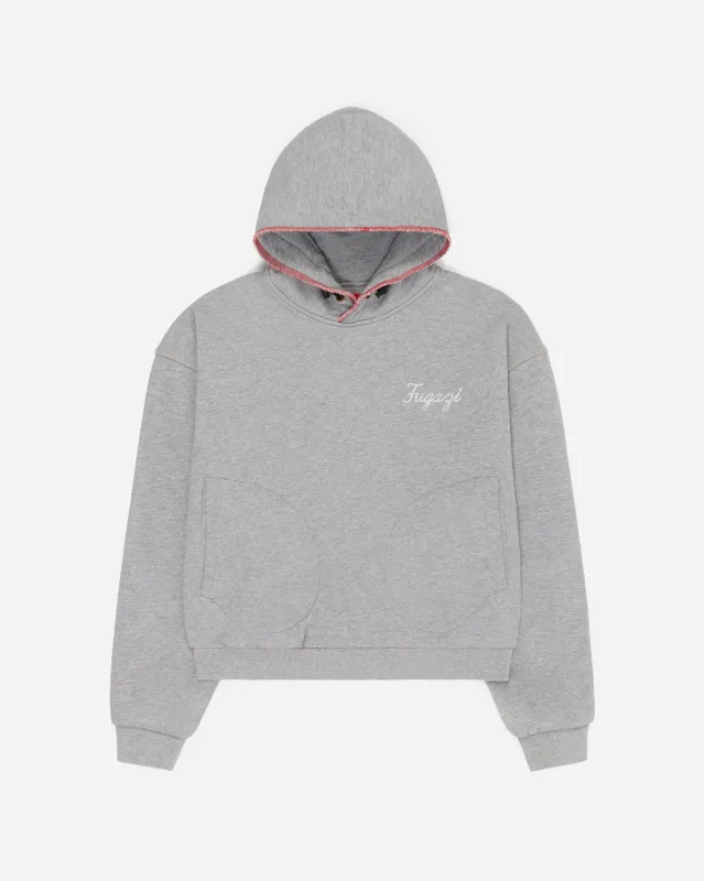 Double Layered Boxing Glove Hoodie Grey made by FUGAZI