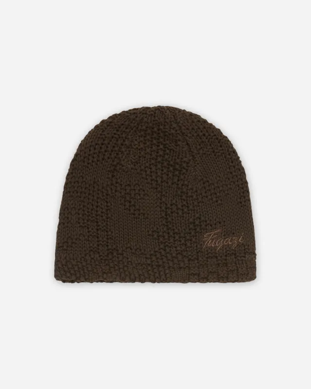 Camotex Beanie Brown made by FUGAZI