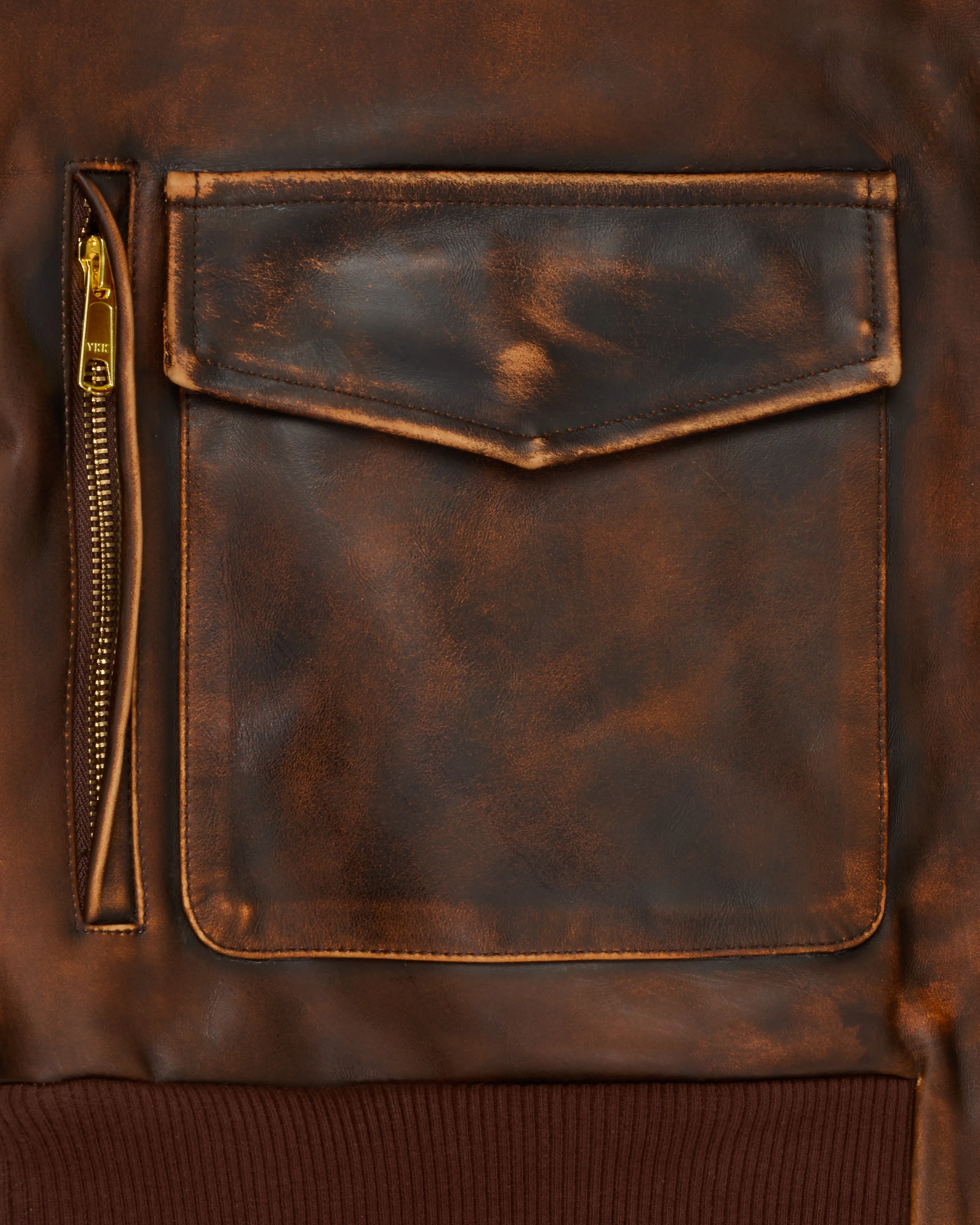 Two Tooth Leather Bomber sold by FUGAZI product image thumbnail 2