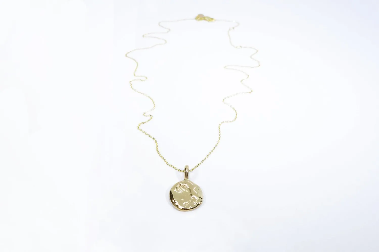 Michael Amulet Necklace in Recycled 14k Gold — Talisman sold by Talisman Fine Jewelry