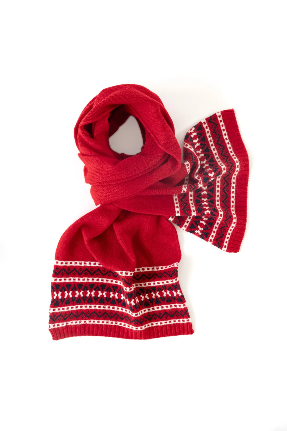 Cove Fair Isle Scarf sold by Hawico product image thumbnail 2