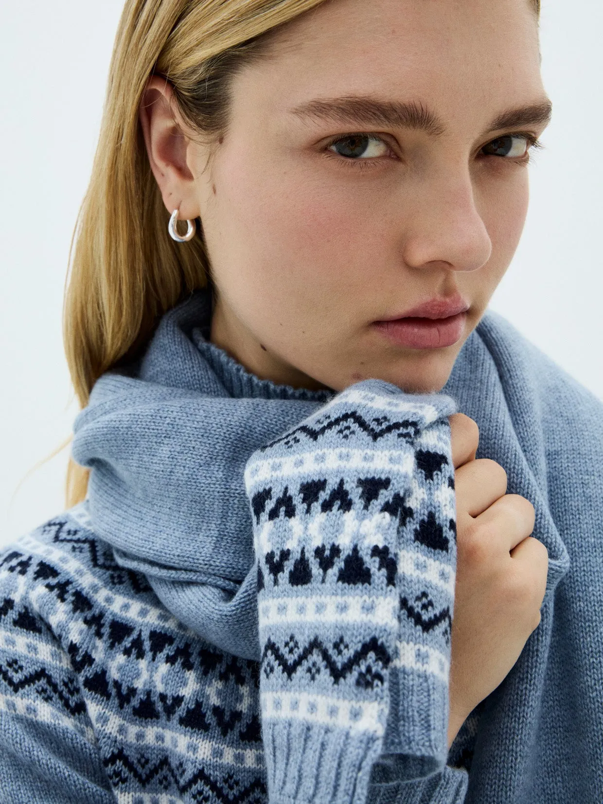 Cove Fair Isle Scarf sold by Hawico product image thumbnail 5