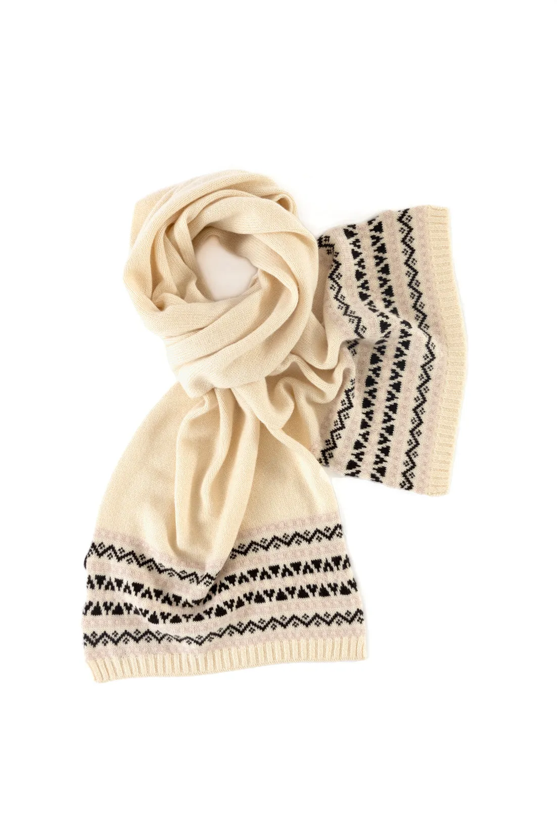 Cove Fair Isle Scarf sold by Hawico