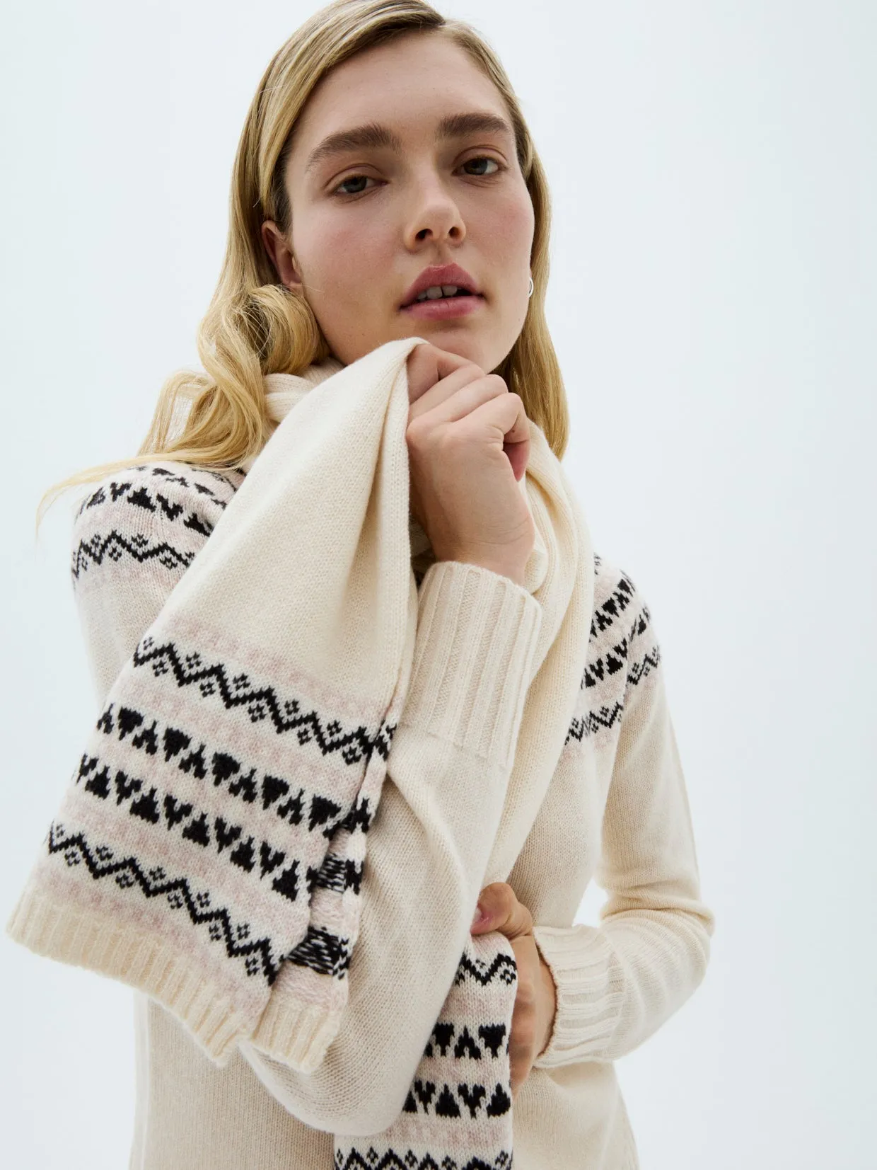 Cove Fair Isle Scarf sold by Hawico product image thumbnail 4