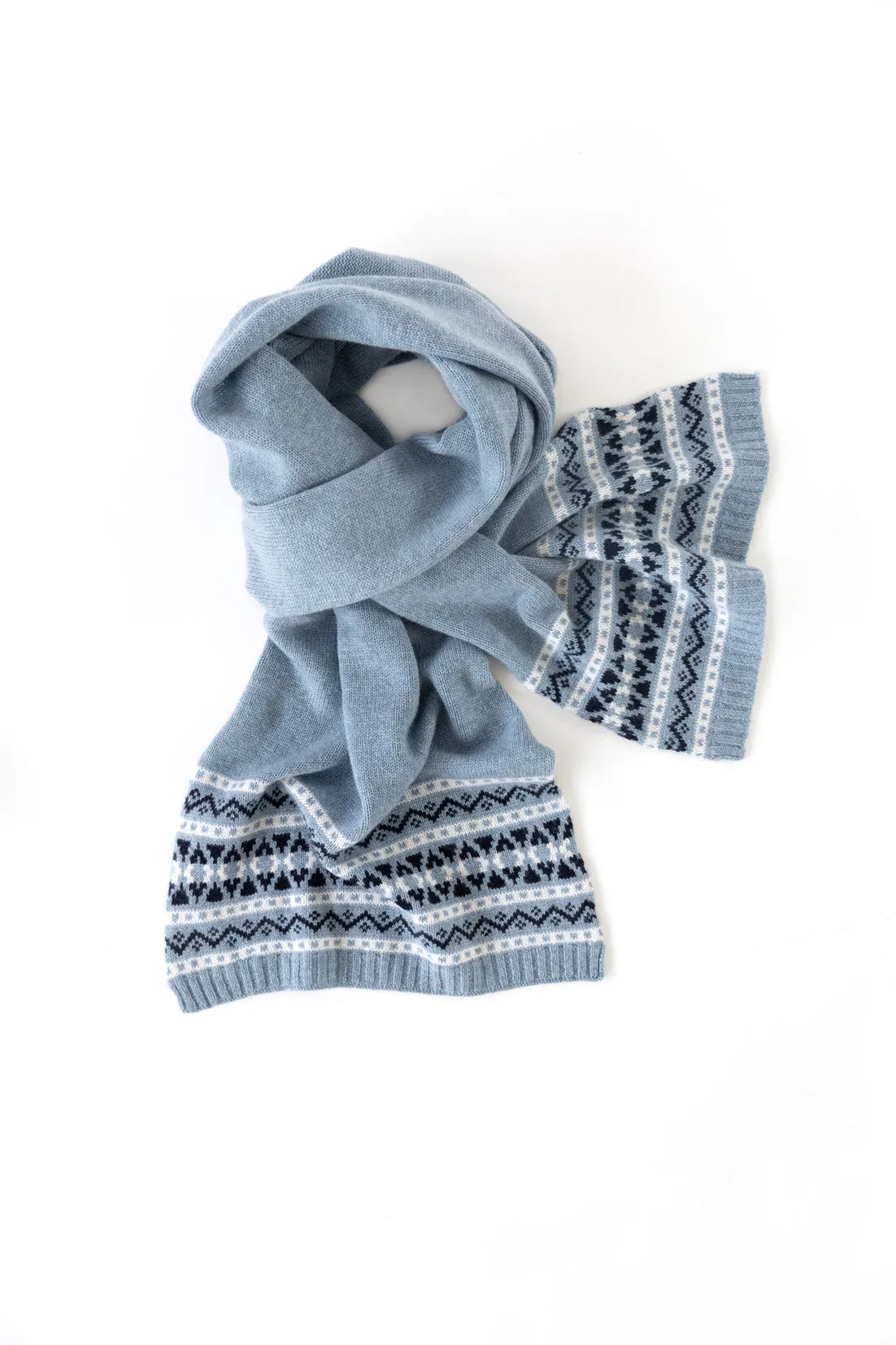 Cove Fair Isle Scarf sold by Hawico product image thumbnail 3