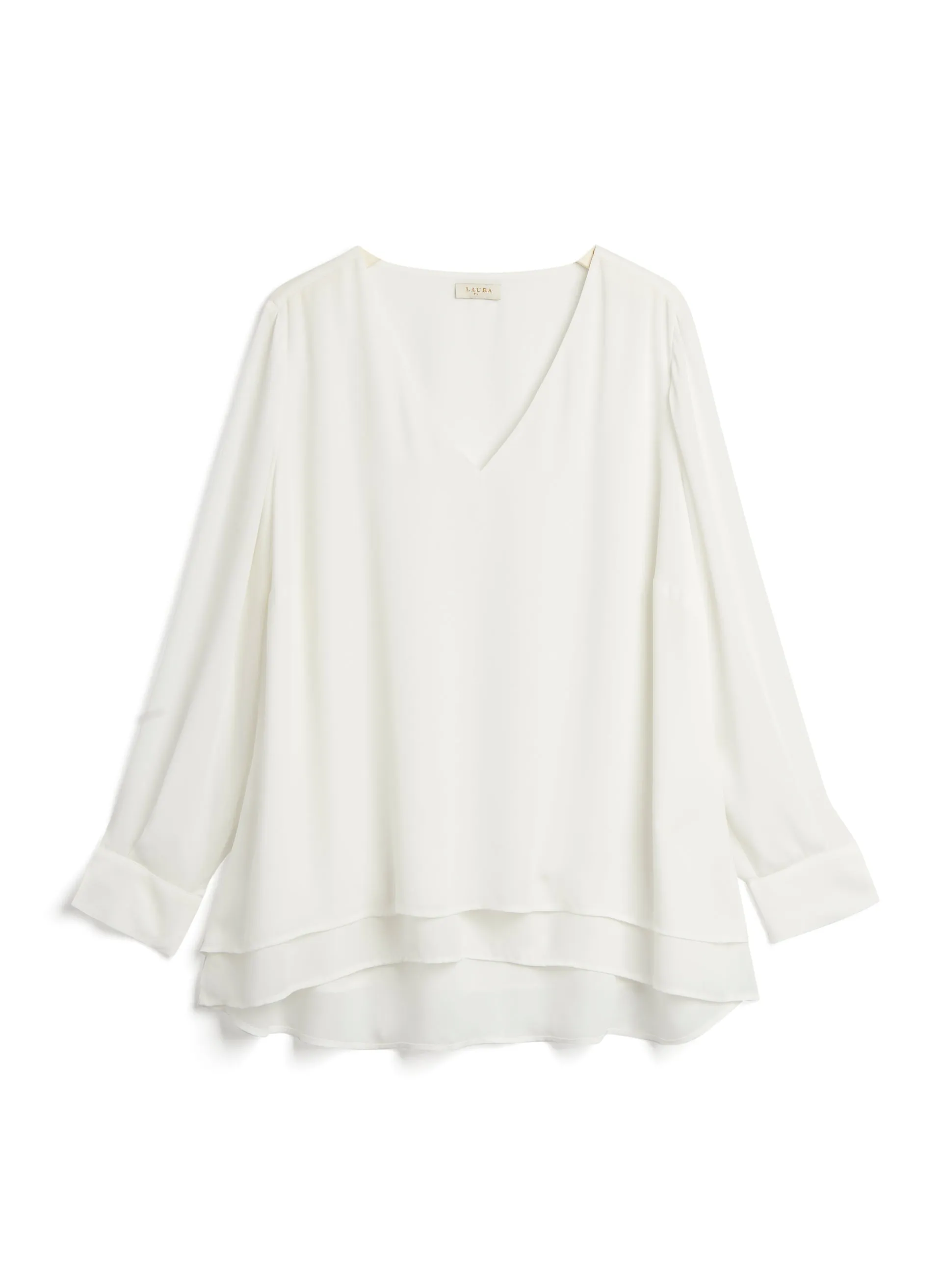 Double Layer V-Neck Blouse sold by Laura product image thumbnail 5