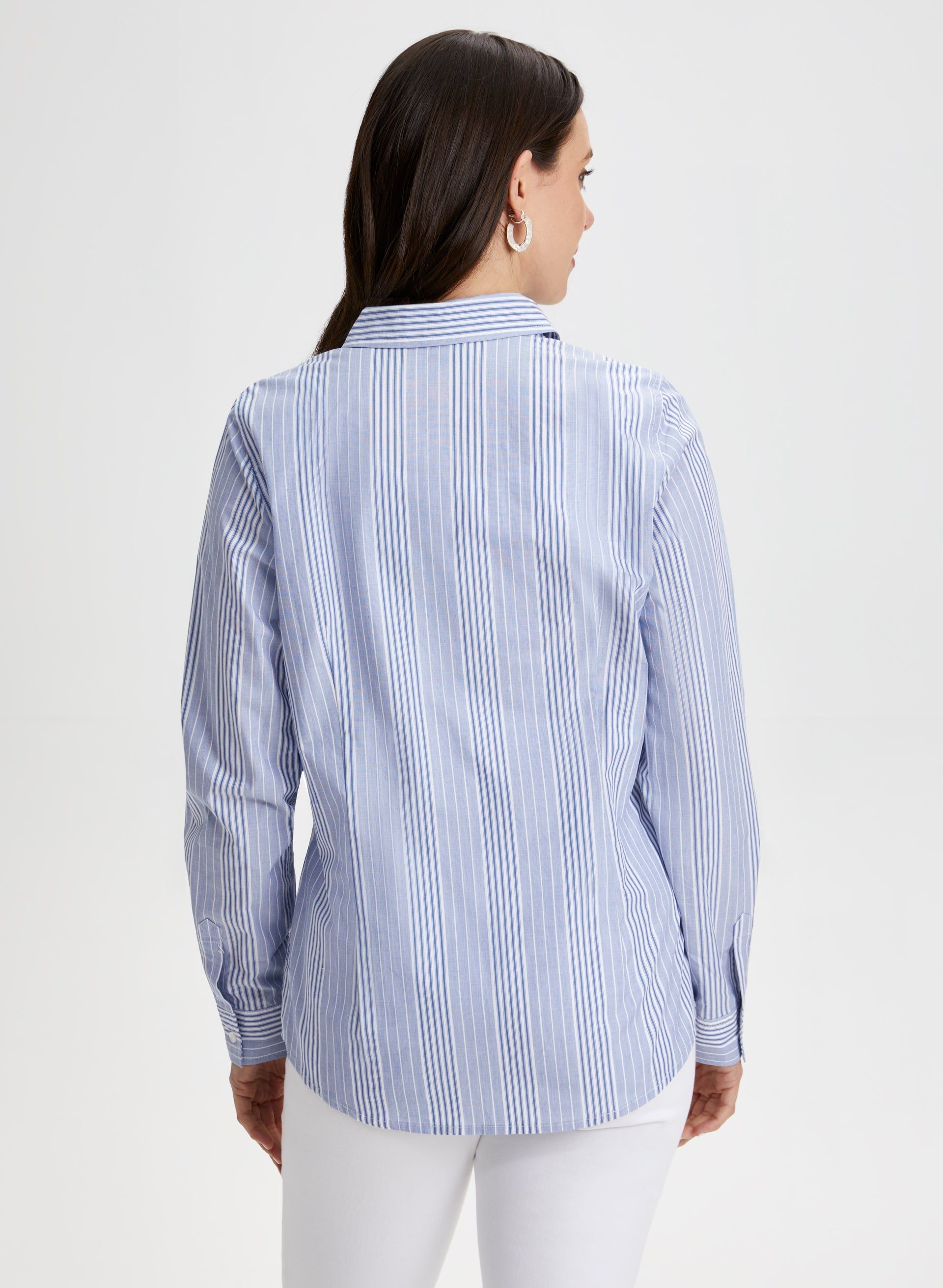 Striped Button Down Blouse sold by Laura product image thumbnail 2
