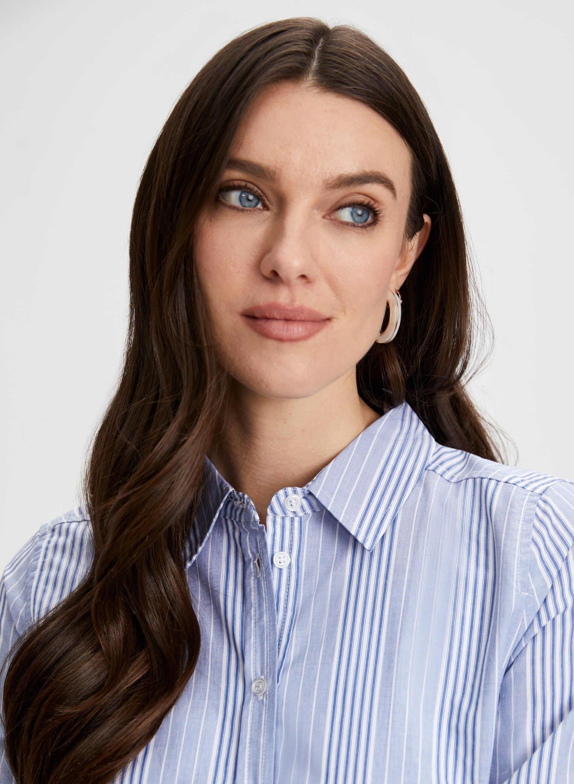 Striped Button Down Blouse sold by Laura product image thumbnail 3