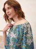 Off-the-Shoulder Paisley Print Top sold by Laura