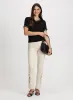 Bead Trim Tee & Rose Applique Pull-On Jeans sold by Laura
