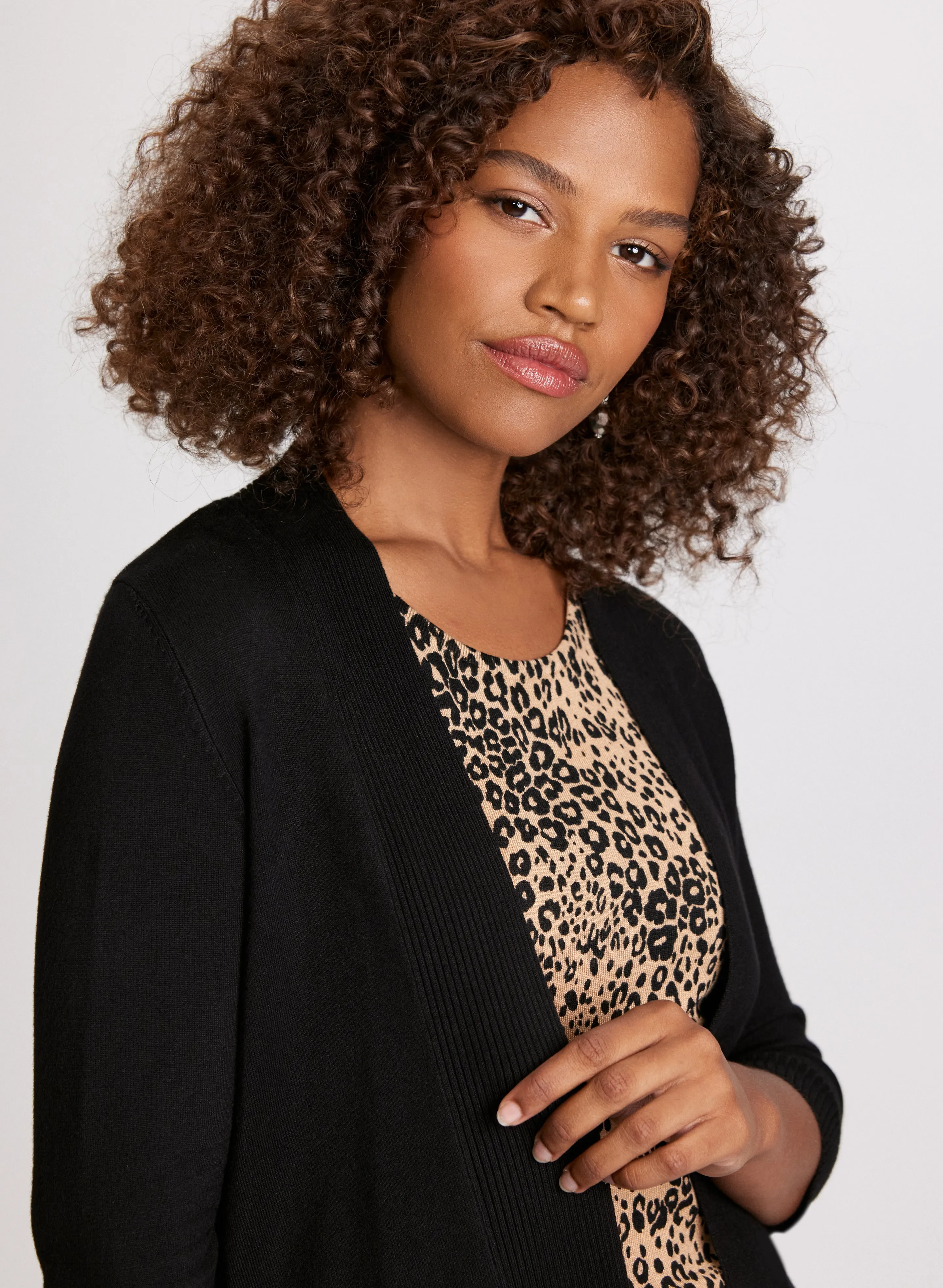 Pointelle Stitch Cardigan sold by Laura product image thumbnail 2