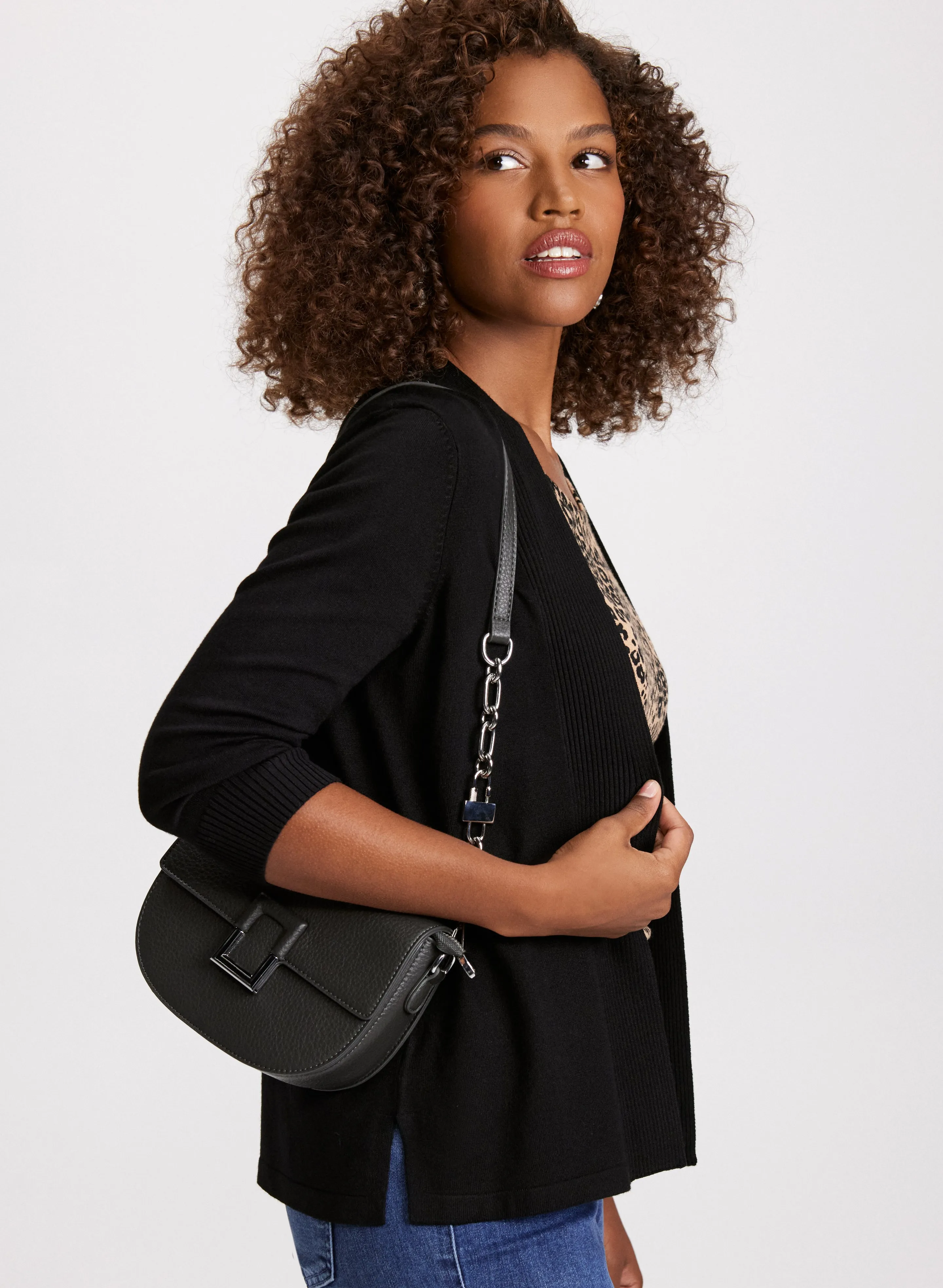 Pointelle Stitch Cardigan sold by Laura product image thumbnail 5