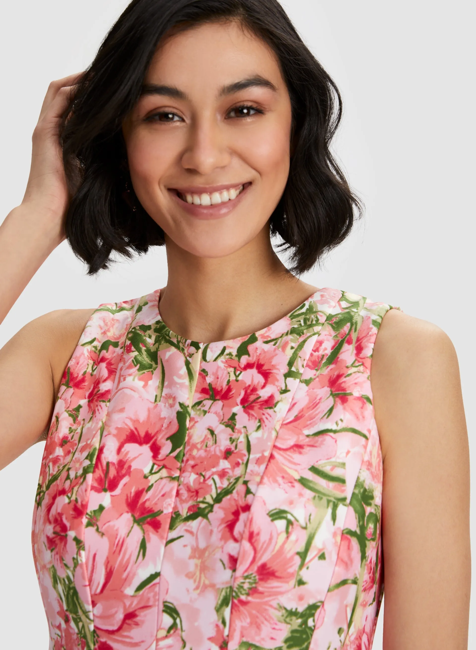 Floral Print Sleeveless Dress sold by Laura product image thumbnail 5