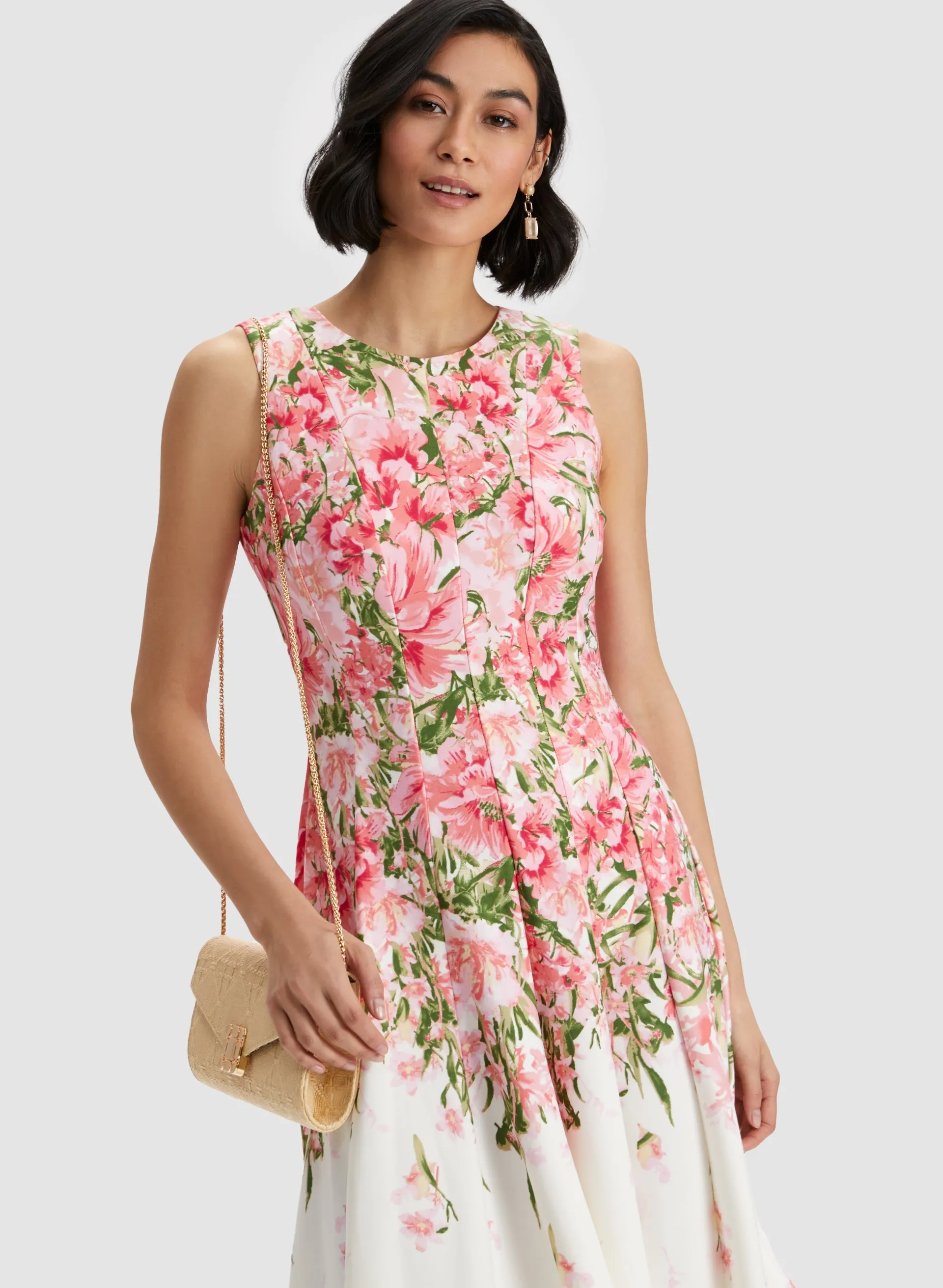 Floral Print Sleeveless Dress sold by Laura product image thumbnail 4