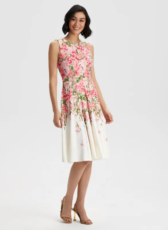 Floral Print Sleeveless Dress sold by Laura