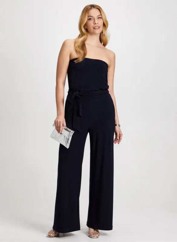 Strapless Wide-Leg Jumpsuit sold by Laura