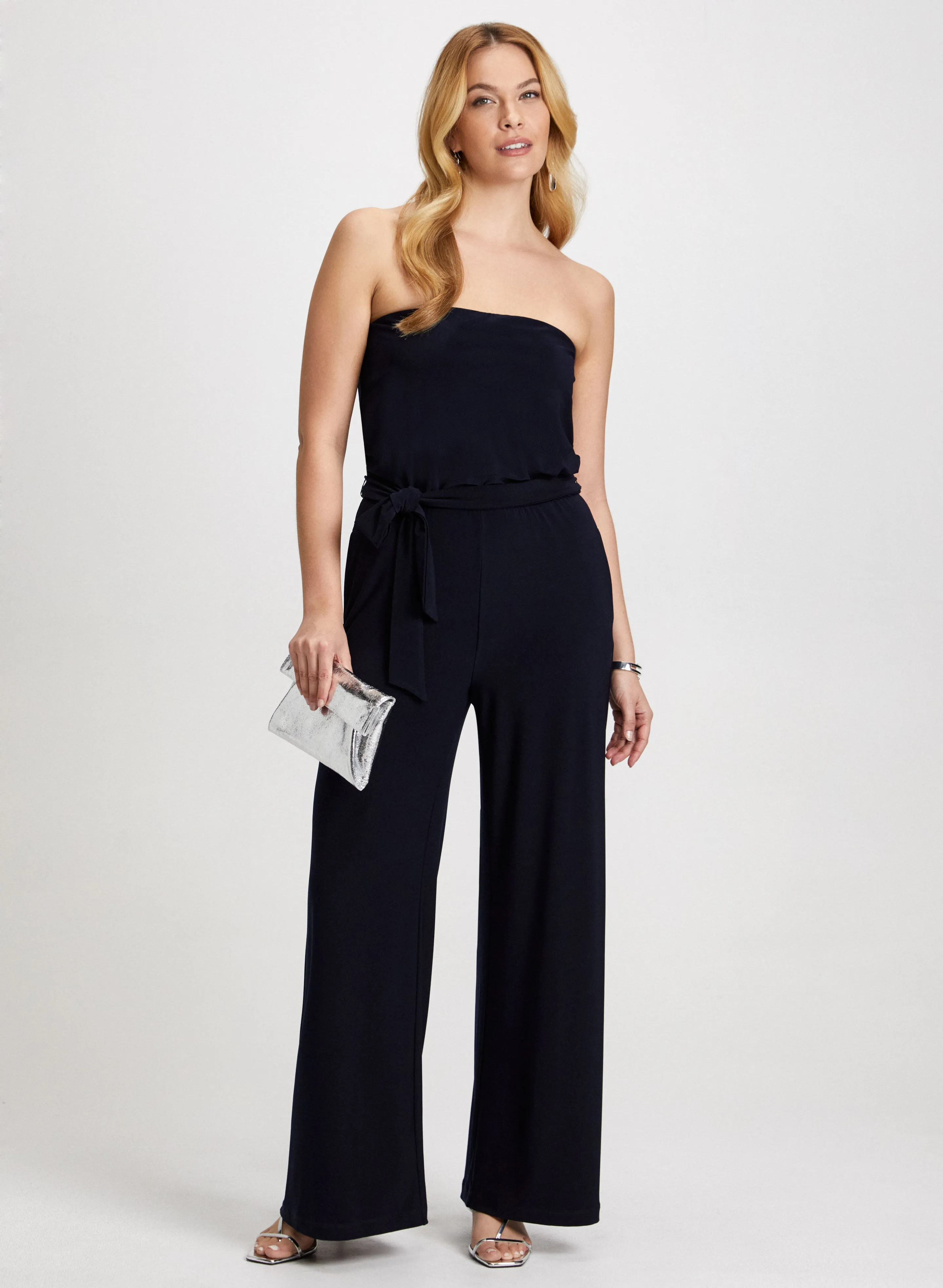 Strapless Wide-Leg Jumpsuit sold by Laura
