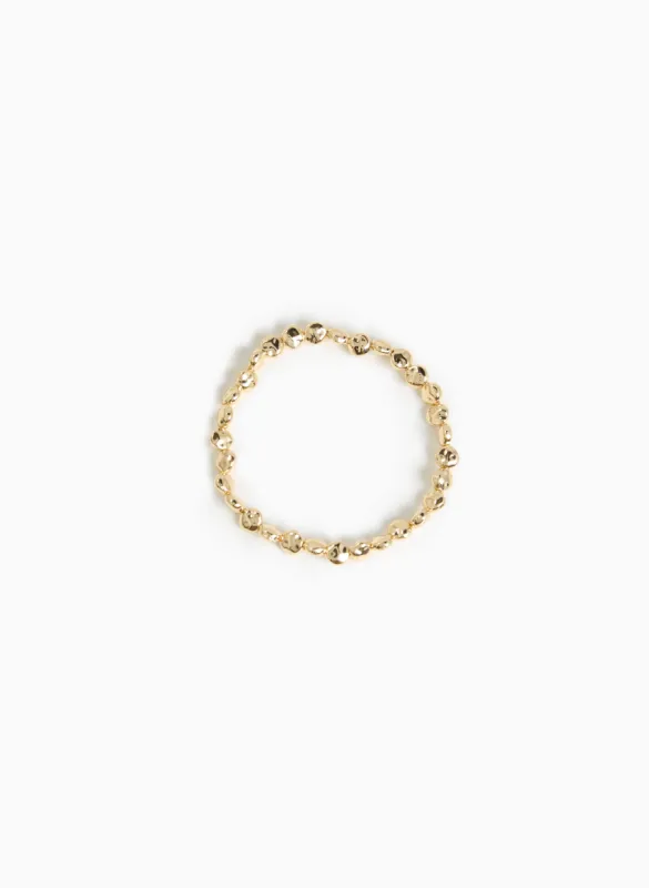 Metal Bead Stretch Bracelet sold by Laura