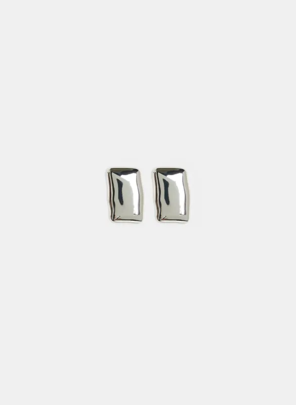 Curved Rectangular Earrings sold by Laura