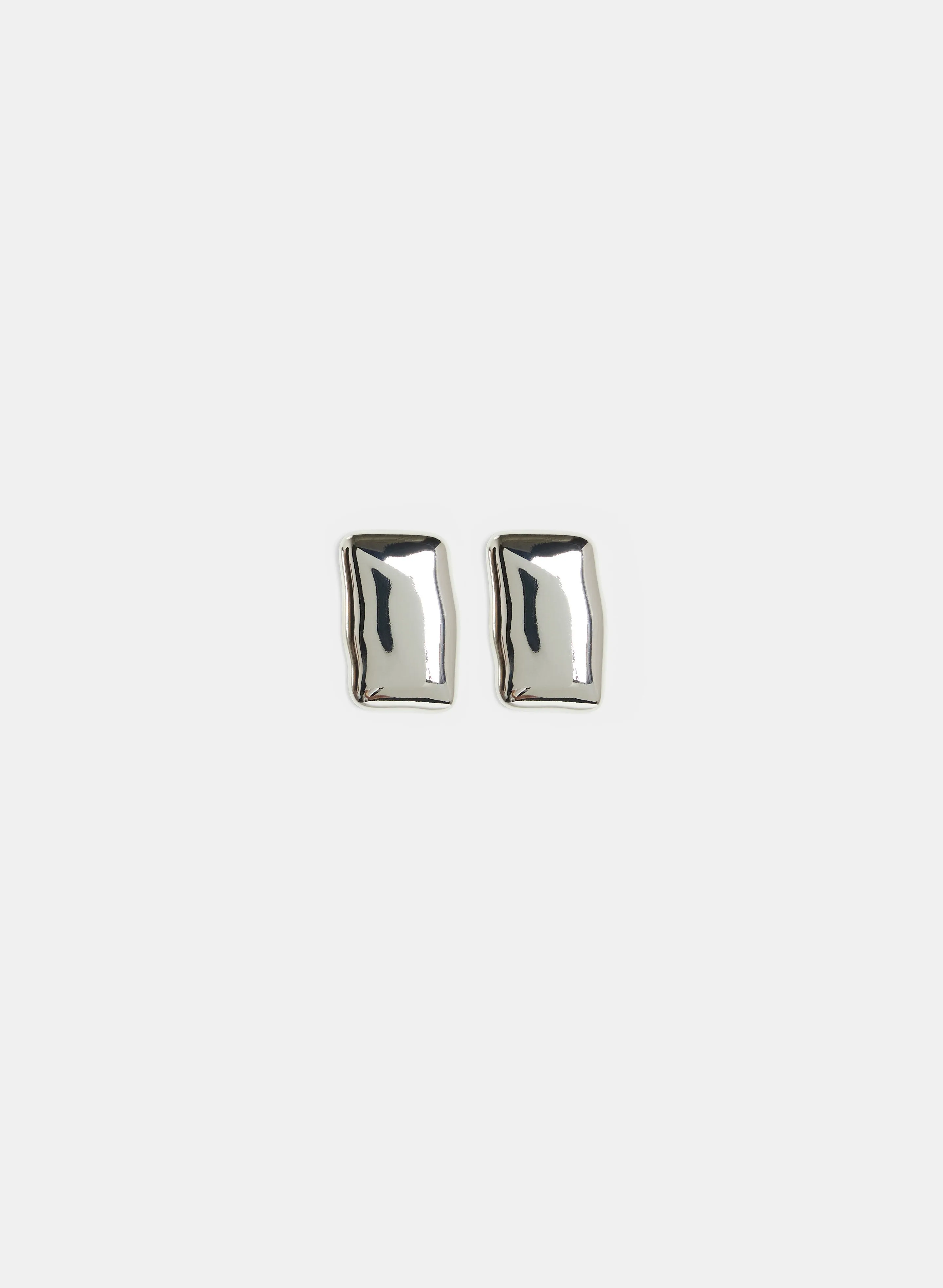 Curved Rectangular Earrings sold by Laura