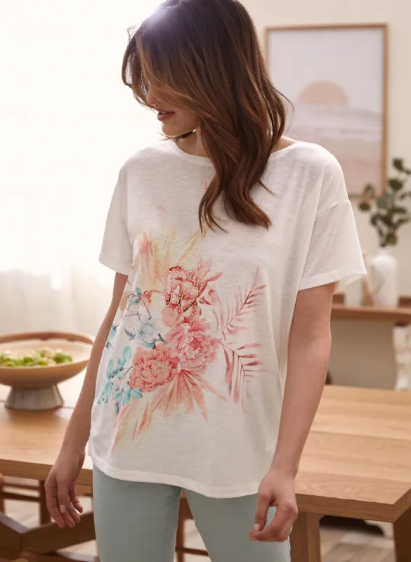 Tropical Print Top sold by Laura