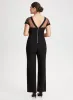 Illusion Neck Jumpsuit sold by Laura