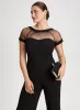 Illusion Neck Jumpsuit sold by Laura