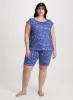 Heart & Flower Print PJ Set sold by Laura