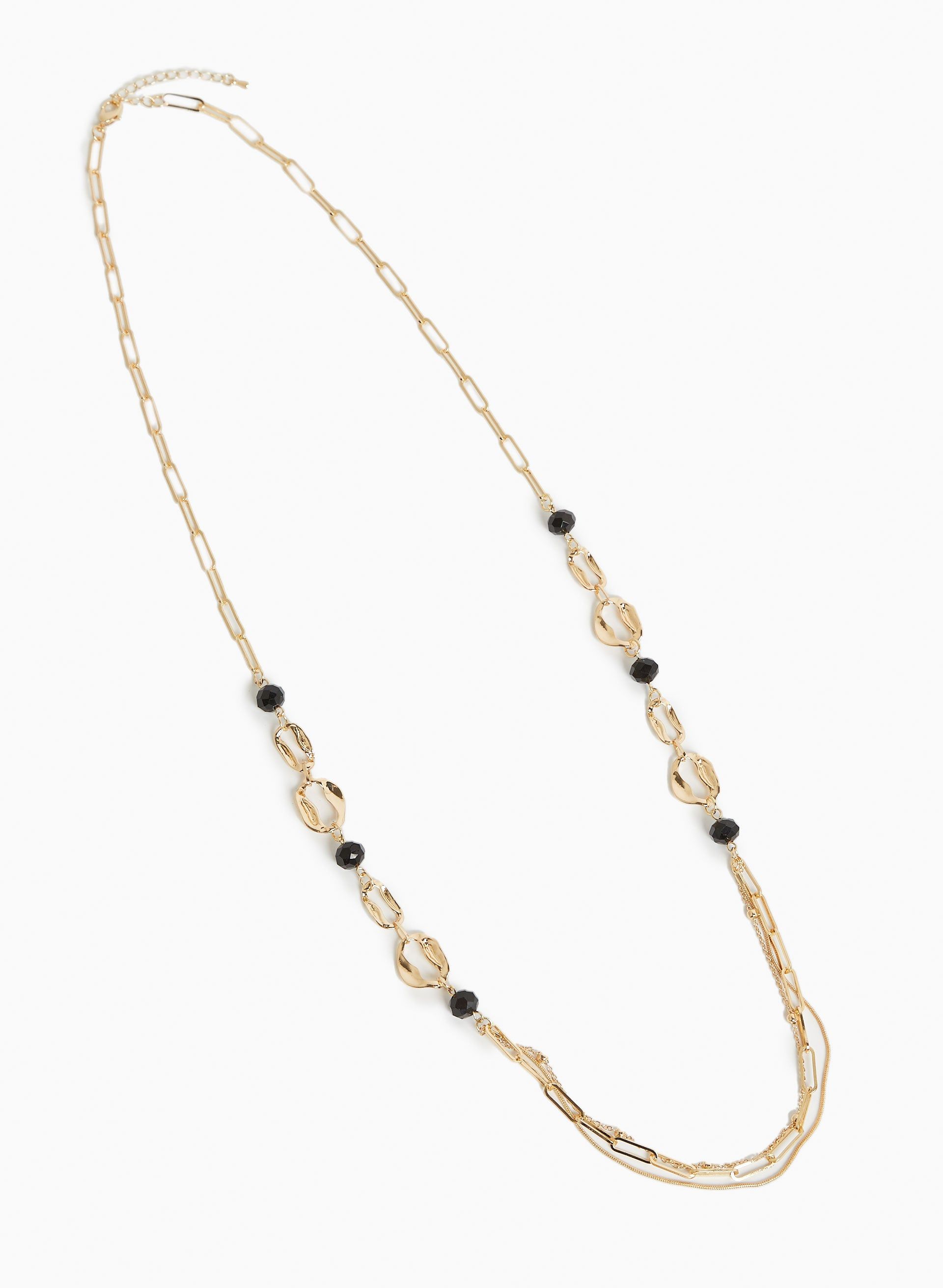 Chain Link & Bead Necklace sold by Laura