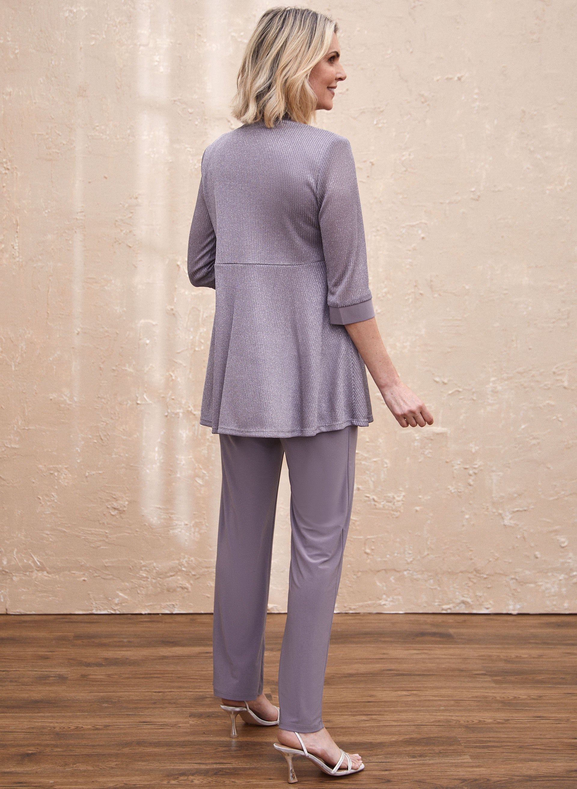 Metallic Fooler Top & Pants Set sold by Laura product image thumbnail 2