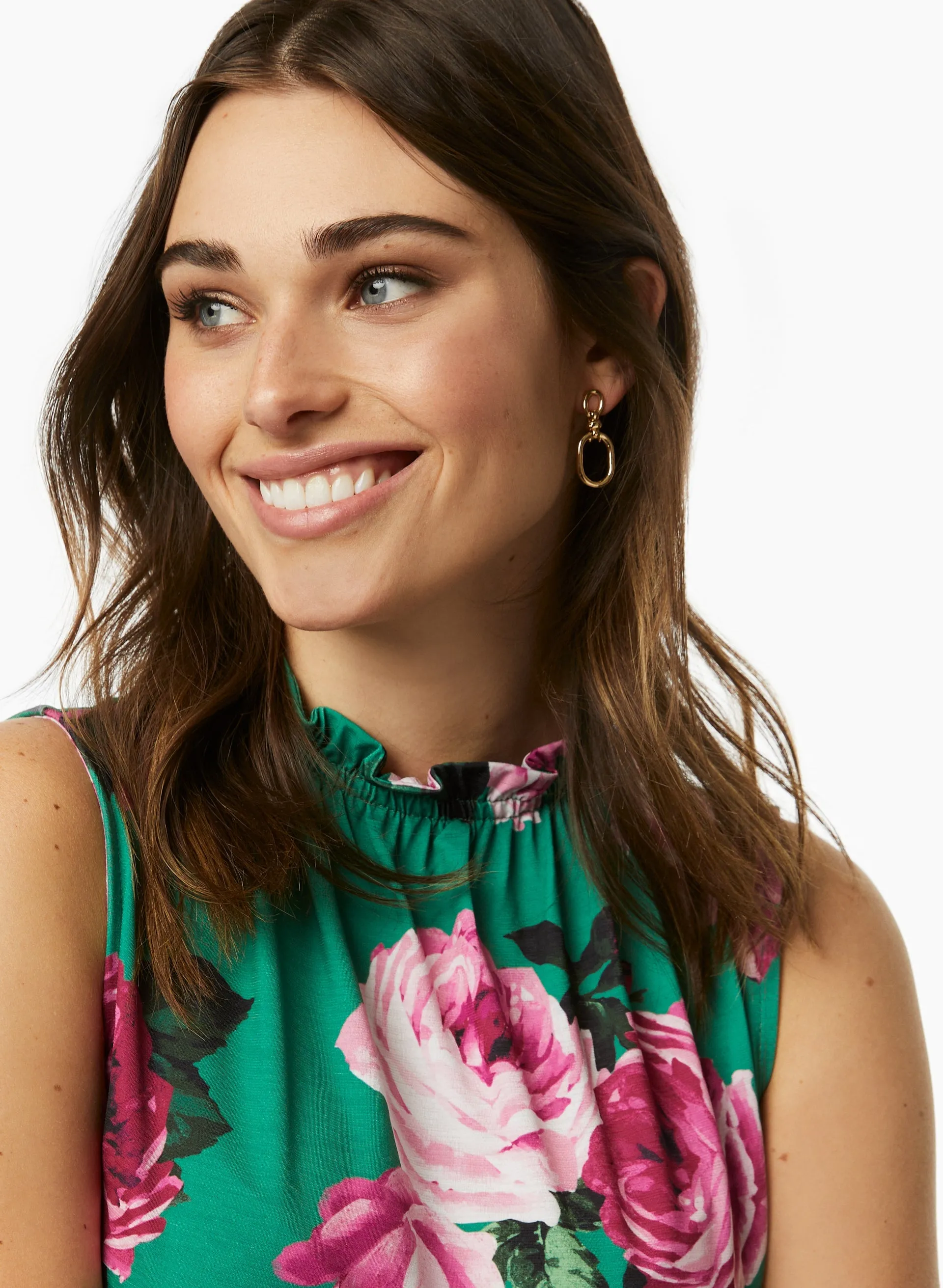 Ruffle Detail Sleeveless Top sold by Laura product image thumbnail 2