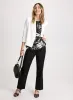 Leaf Print Peplum Top sold by Laura