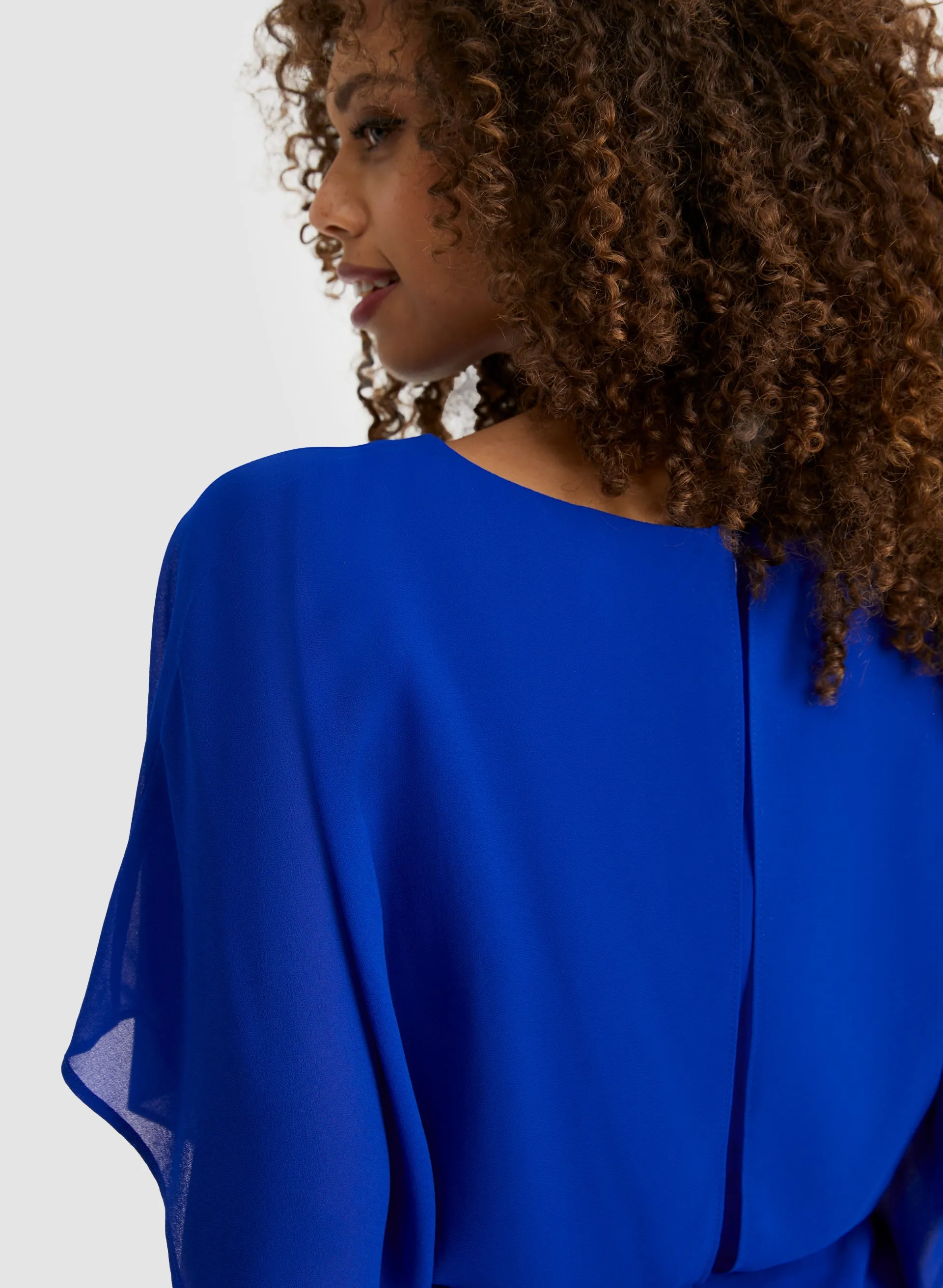 Tie Waist Chiffon Dress sold by Laura product image thumbnail 5