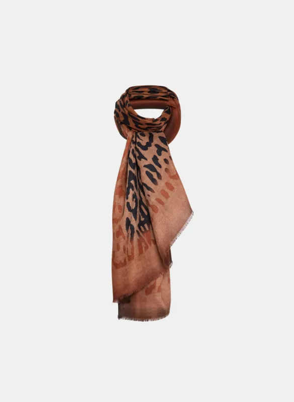 Cheetah Print Oblong Scarf sold by Laura