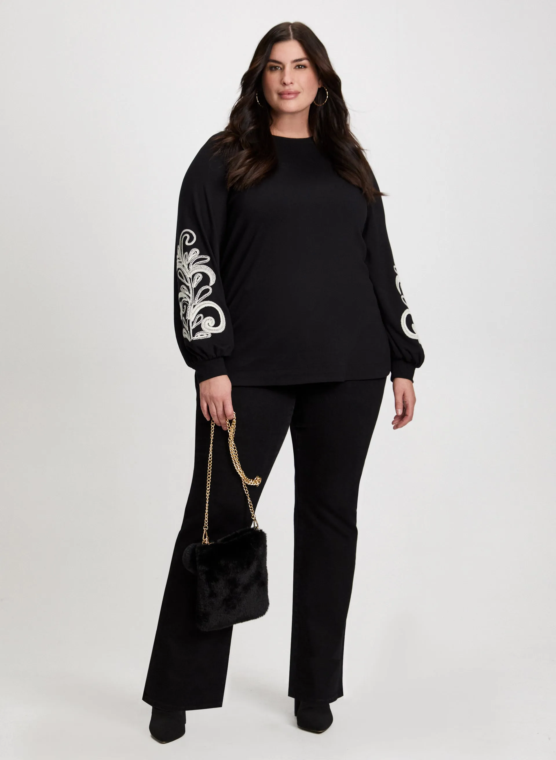 Paisley Print Puffed Sleeve Top sold by Laura product image thumbnail 3