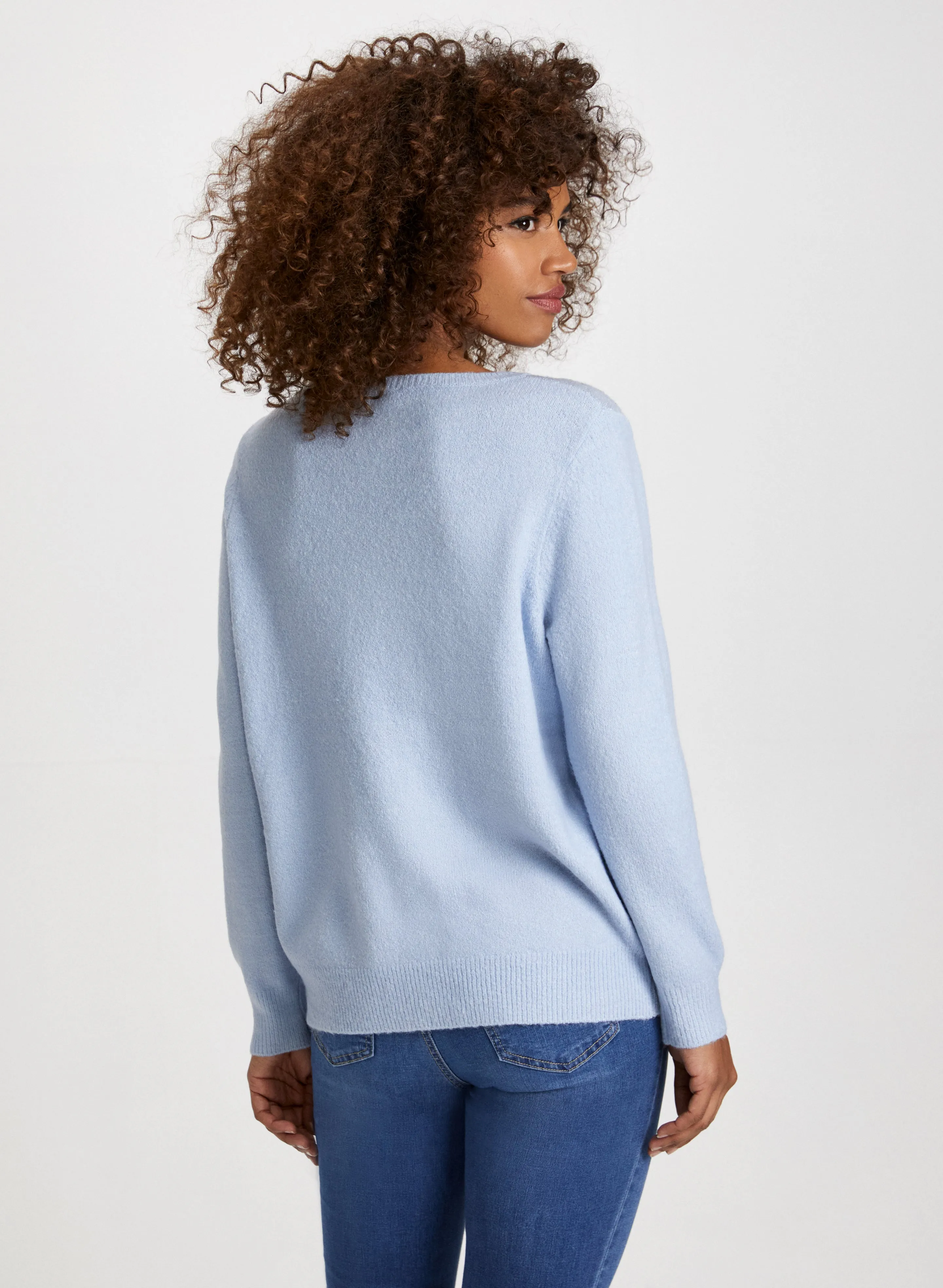 Mini Sequin Crew Neck Sweater sold by Laura product image thumbnail 4